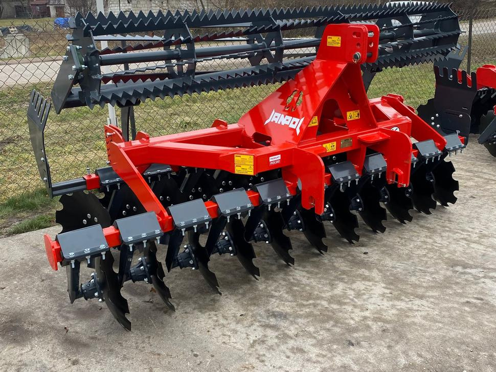 Janpol Scheibenegge / Disc harrow / Déchaumeur à disques / Erpice a dischi / Средняя дисковая борона / Brona talerzowa medium „COMPACT” 3 m - Disc harrow: picture 1 Janpol Scheibenegge / Disc harrow / Déchaumeur à disques / Erpice a dischi / Средняя дисковая борона / Brona talerzowa medium „COMPACT” 3 m - Disc harrow: picture 1