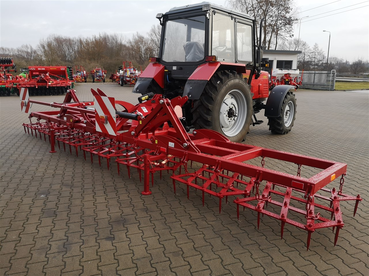 New Harrow Lupus 7-Felder schwere Zinkenegge / Tine harrow / Herse à dents / Grada de púas de 5 campos / Erpice / 7-польная зубовая борона / Brona zębowa 7 m: picture 15