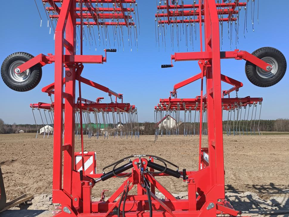 New Spring tine harrow METAL-TECHNIK Hackstriegel / Weeder / Herse étrille / Sarchiatrice / Прополочная машина / Chwastownik 9 m: picture 6
