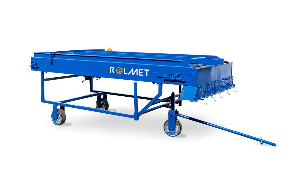ROLMET Rollenverlesetisch / Sorting table / Table de tri / Tavolo selettivo / Cambiador / Сортировочный стол / Stół przebierczy SP2 - Potato equipment: picture 1 ROLMET Rollenverlesetisch / Sorting table / Table de tri / Tavolo selettivo / Cambiador / Сортировочный стол / Stół przebierczy SP2 - Potato equipment: picture 1