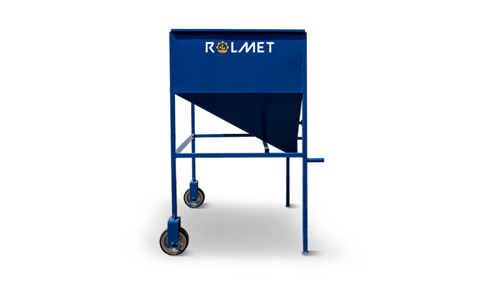 ROLMET Vorratstrichter / Hopper / Trémie / Cesto di carico / Tolva de rodillos / Принимающая корзина / Kosz zasypowy - Potato equipment: picture 2 ROLMET Vorratstrichter / Hopper / Trémie / Cesto di carico / Tolva de rodillos / Принимающая корзина / Kosz zasypowy - Potato equipment: picture 2