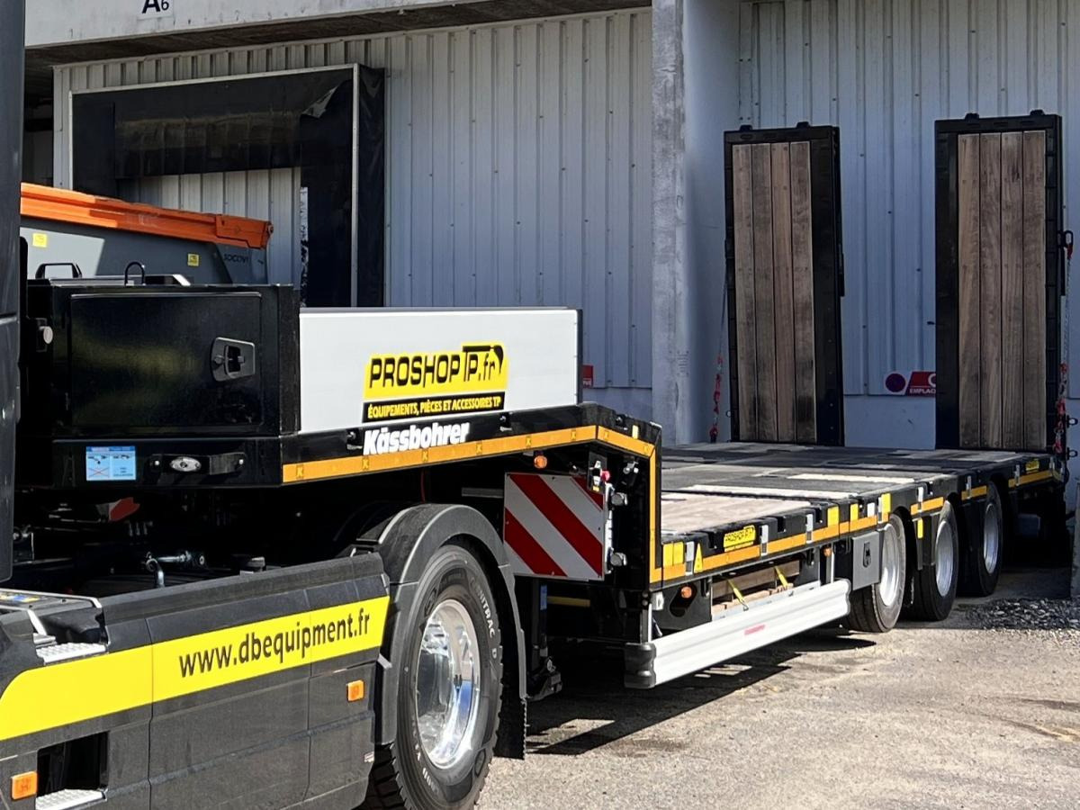 KASSBOHRER Porte engins 3 Essieux - Low loader semi-trailer: picture 3 KASSBOHRER Porte engins 3 Essieux - Low loader semi-trailer: picture 3