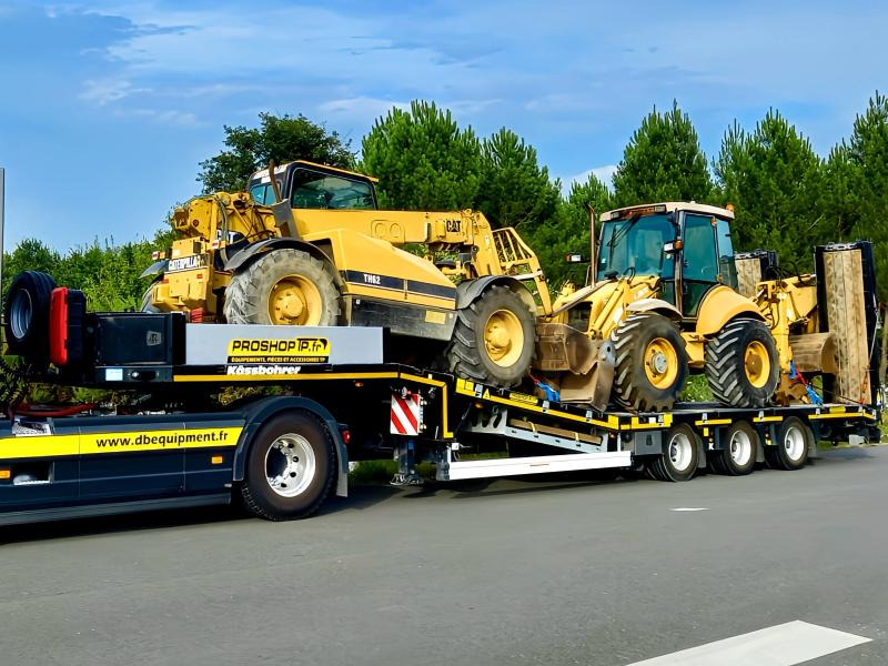 KASSBOHRER Porte engins 3 Essieux - Low loader semi-trailer: picture 4 KASSBOHRER Porte engins 3 Essieux - Low loader semi-trailer: picture 4
