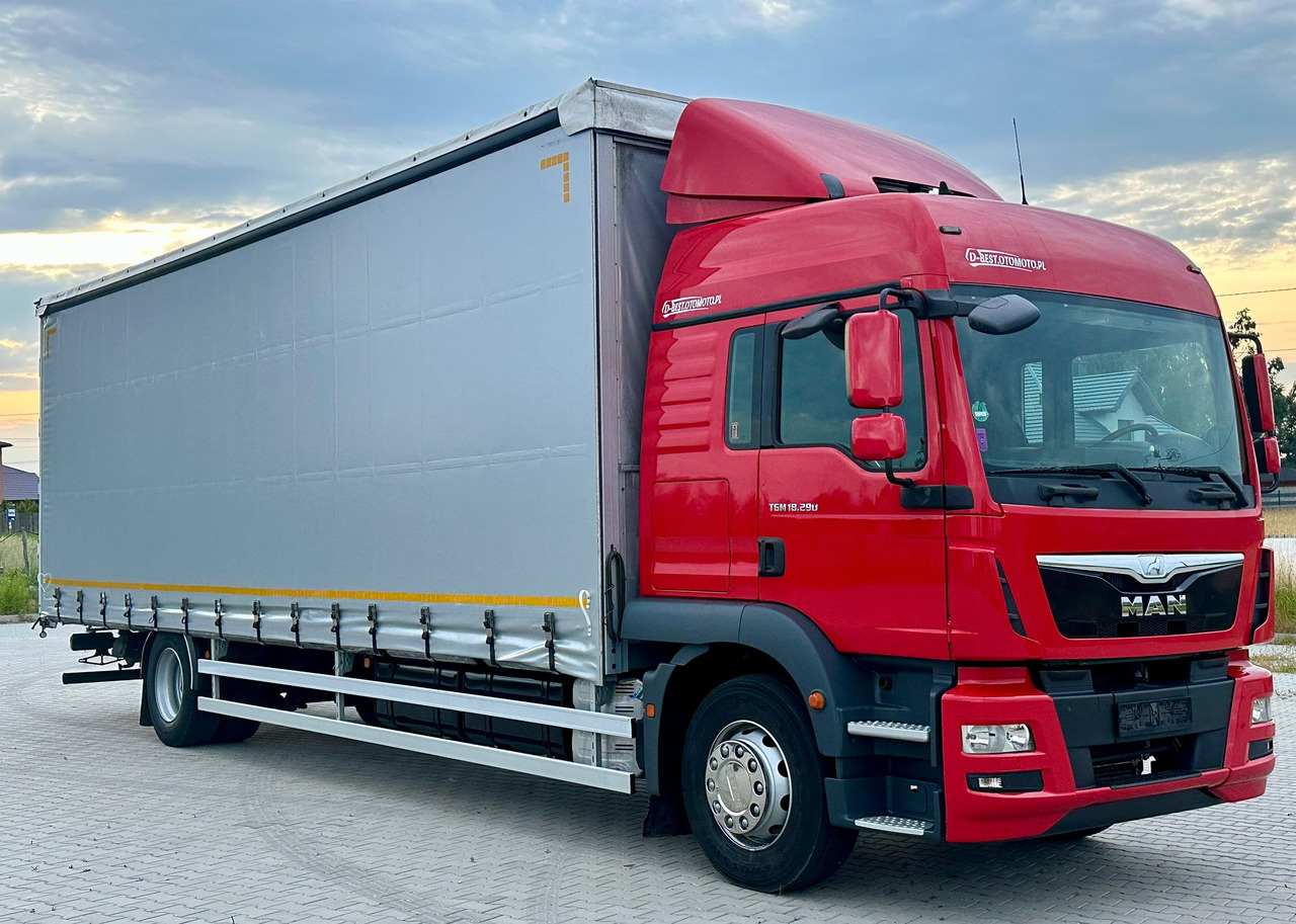 MAN TGM 18.290 / FIRANKA / 22 PALETY / AUTOMAT / EURO 6 / SYPIALKA / ŁADOWNOŚĆ 9 700 - Curtainsider truck: picture 1 MAN TGM 18.290 / FIRANKA / 22 PALETY / AUTOMAT / EURO 6 / SYPIALKA / ŁADOWNOŚĆ 9 700 - Curtainsider truck: picture 1
