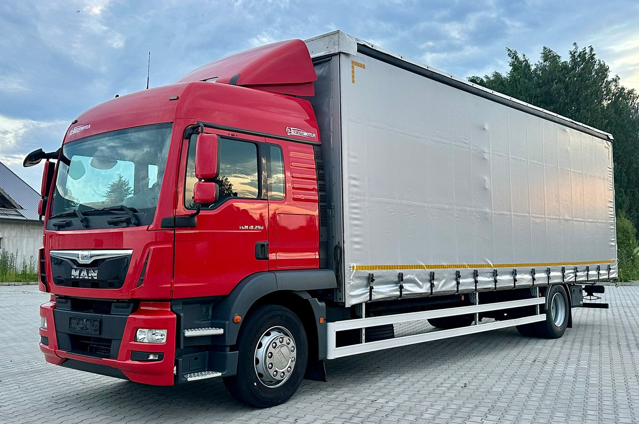 MAN TGM 18.290 / FIRANKA / 22 PALETY / AUTOMAT / EURO 6 / SYPIALKA / ŁADOWNOŚĆ 9 700 - Curtainsider truck: picture 2 MAN TGM 18.290 / FIRANKA / 22 PALETY / AUTOMAT / EURO 6 / SYPIALKA / ŁADOWNOŚĆ 9 700 - Curtainsider truck: picture 2