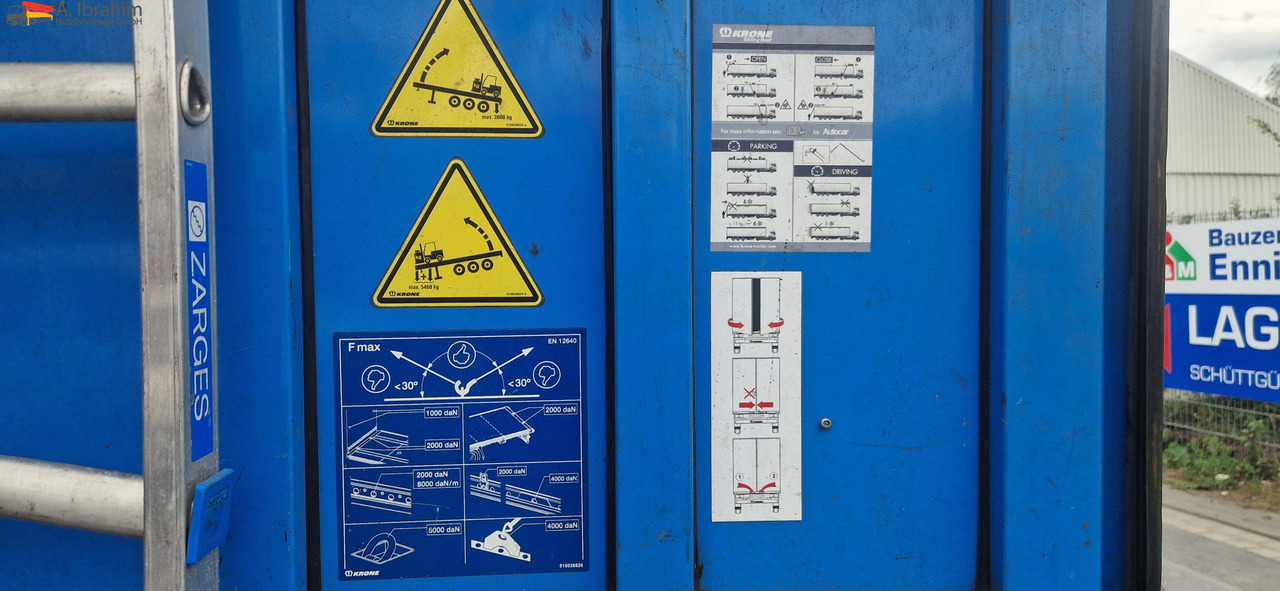 Curtainsider semi-trailer Krone SD  Deutscher Auflieger, Pritsche Plane Edscha: picture 12