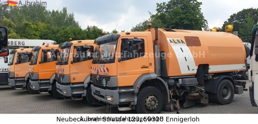 Mercedes-Benz 1823  DB 1823,Optifant 70, 3677 h Betriebsst., 2 Motors, 3 Pedals - Road sweeper: picture 2 Mercedes-Benz 1823  DB 1823,Optifant 70, 3677 h Betriebsst., 2 Motors, 3 Pedals - Road sweeper: picture 2
