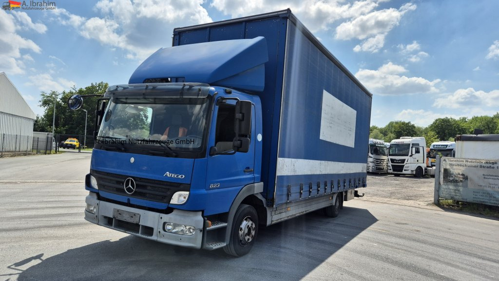 Mercedes-Benz 823 Jumbo LKW 7.30 m Länge x 3,10 m Innenhöhe, 56 cbm - Curtain side van: picture 1 Mercedes-Benz 823 Jumbo LKW 7.30 m Länge x 3,10 m Innenhöhe, 56 cbm - Curtain side van: picture 1