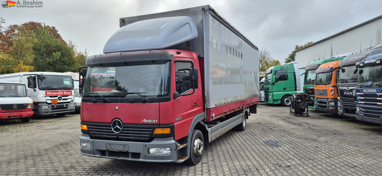 Mercedes-Benz 823 LBW | Radstand 4900 mm | 7.2 m Pritsche Klima | 3 Pedals - Curtain side van: picture 1 Mercedes-Benz 823 LBW | Radstand 4900 mm | 7.2 m Pritsche Klima | 3 Pedals - Curtain side van: picture 1