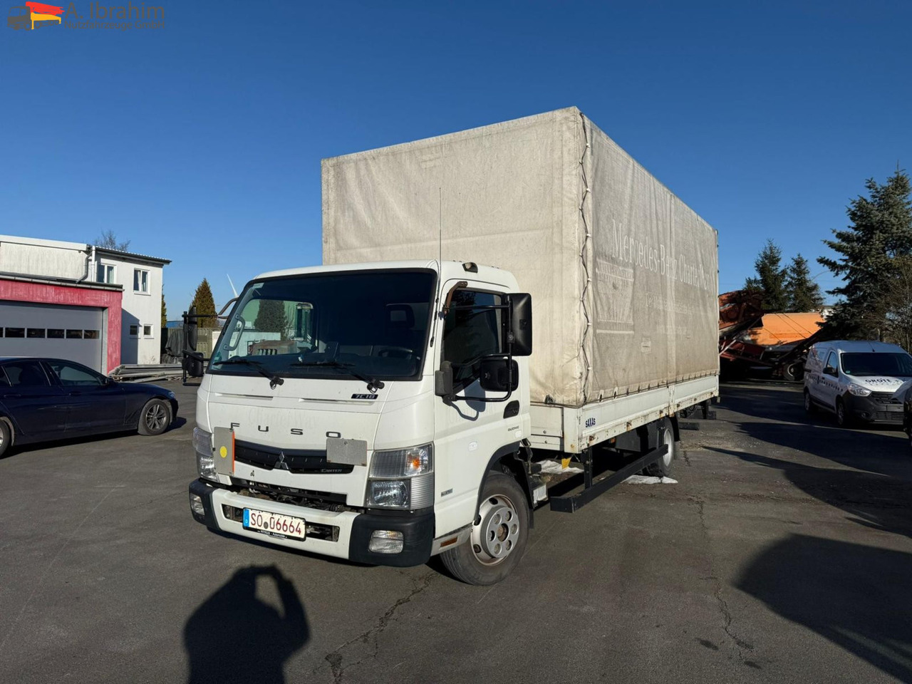 Mitsubishi Fuso Canter LBW | Automatik | Euro 6c - Curtain side van: picture 1 Mitsubishi Fuso Canter LBW | Automatik | Euro 6c - Curtain side van: picture 1
