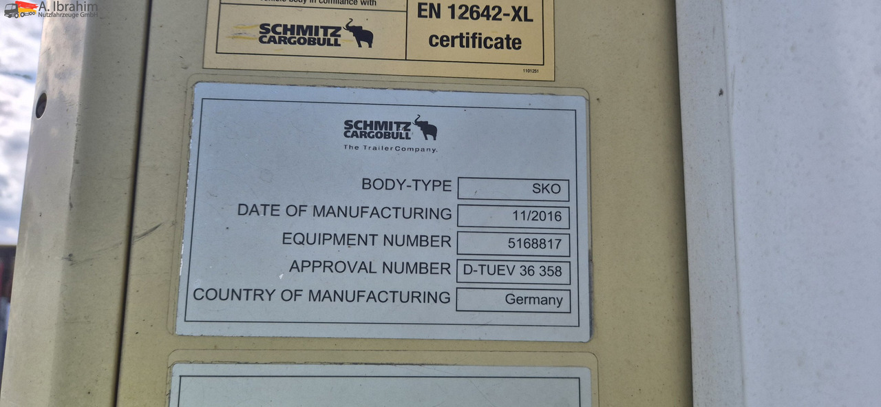 Refrigerator semi-trailer Schmitz SKO24 Carrier Vector 1550 reparierter Schaden Stütze links: picture 13 Refrigerator semi-trailer Schmitz SKO24 Carrier Vector 1550 reparierter Schaden Stütze links: picture 13