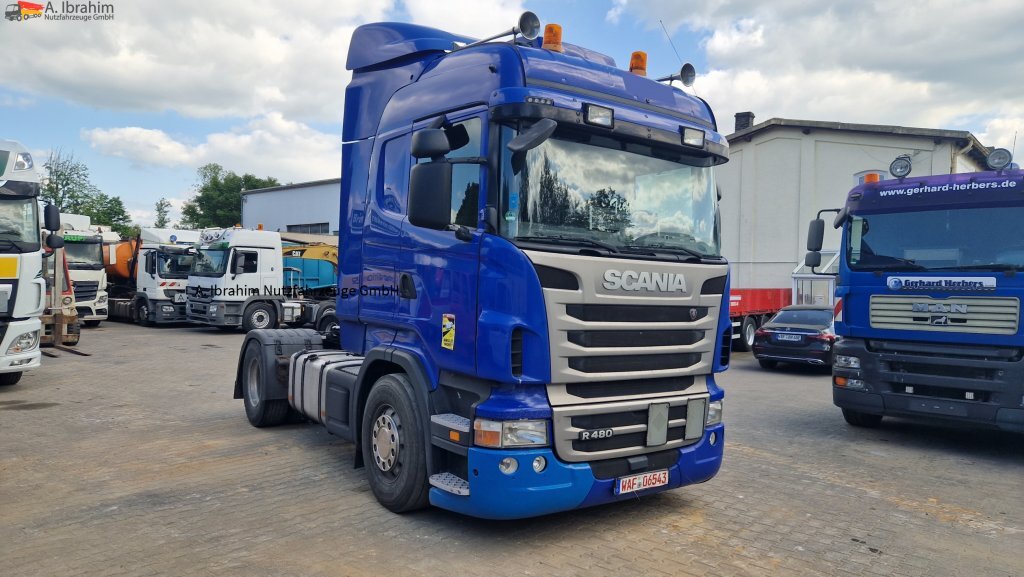 Tractor unit Scania R 480 Retarder, Klima, Zustand gut deutsches Fahrzeug, 2x Tank: picture 10