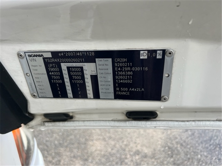 Tractor unit Scania R500 / RETARDER: picture 13