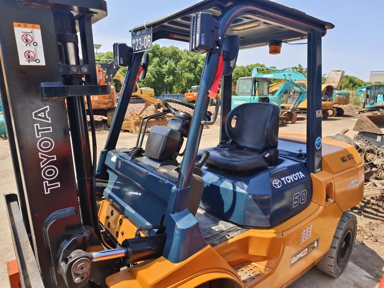 TOYOTA FD50 - Diesel forklift: picture 4 TOYOTA FD50 - Diesel forklift: picture 4