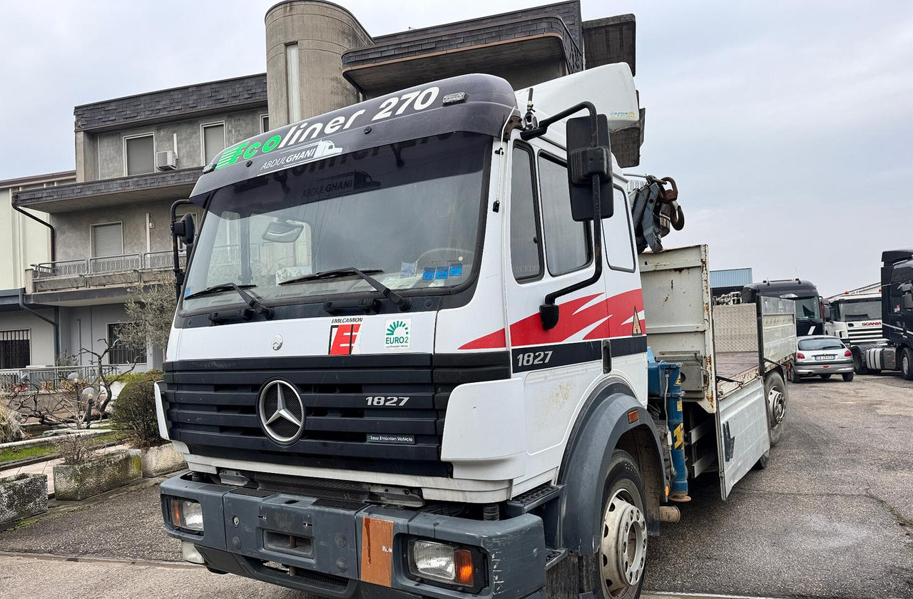 Motrice Mercedes Benz SK 1827 con Gru - Dropside/ Flatbed truck, Crane truck: picture 5 Motrice Mercedes Benz SK 1827 con Gru - Dropside/ Flatbed truck, Crane truck: picture 5