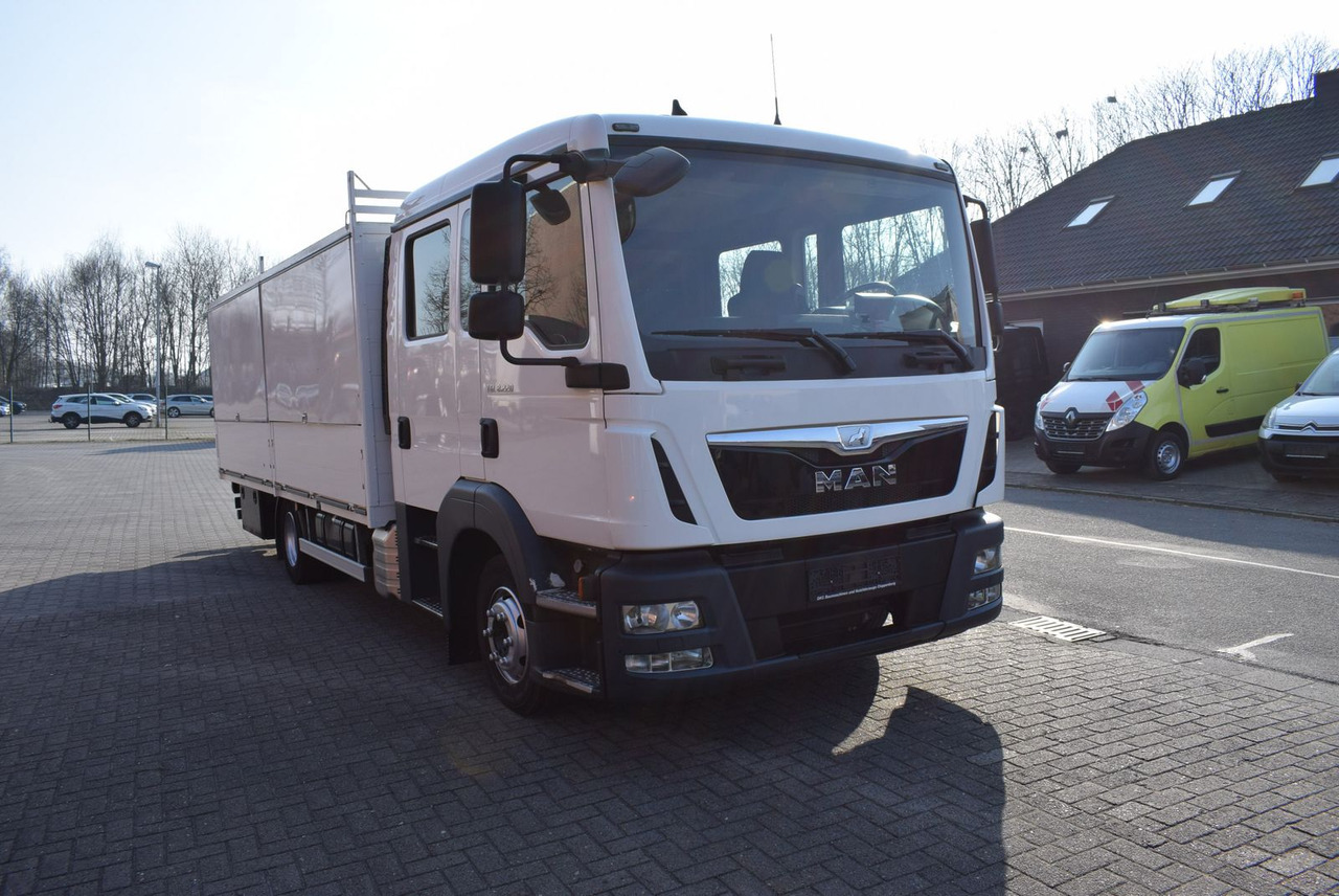 New Open body delivery van, Combi van MAN TGL 8.220 DOKA 6-Sitzer 2X AHK Klima: picture 13