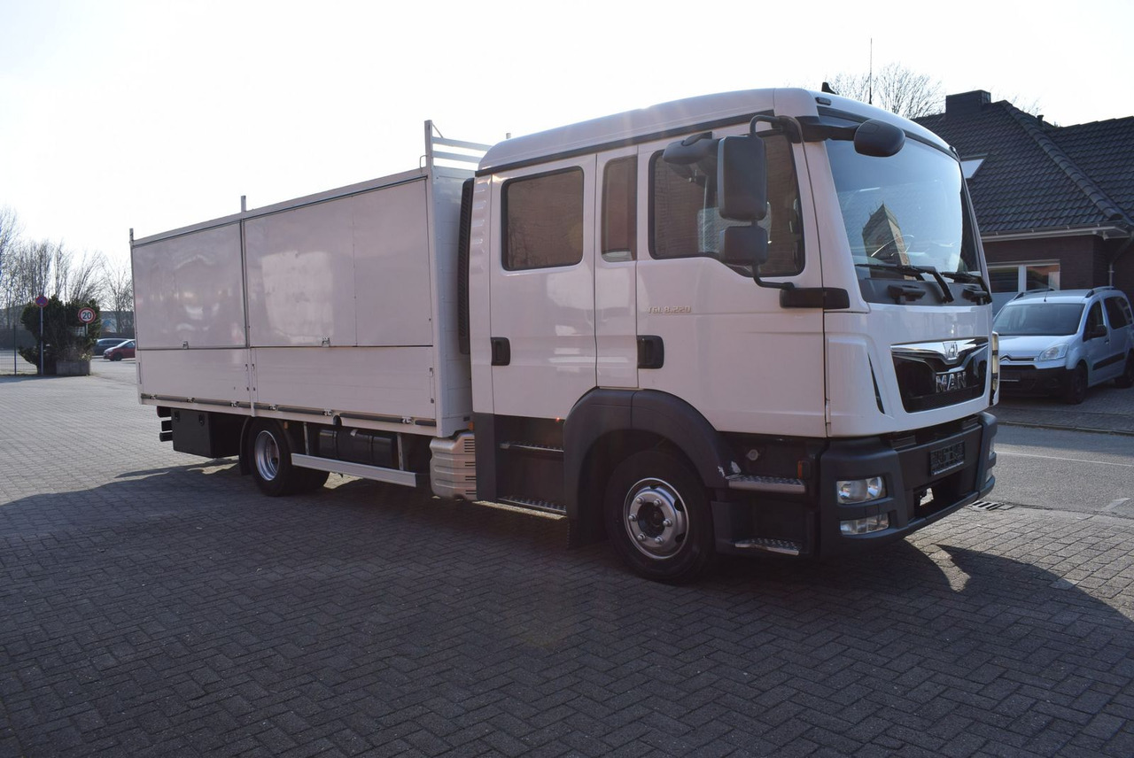 New Open body delivery van, Combi van MAN TGL 8.220 DOKA 6-Sitzer 2X AHK Klima: picture 12