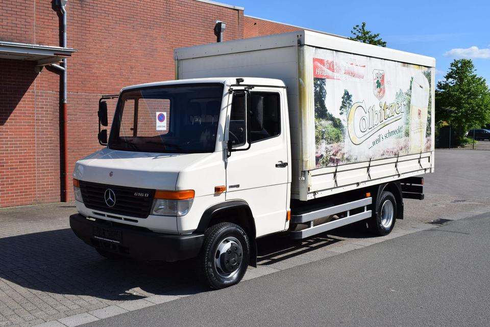 Mercedes-Benz Vario Vario 616 D GetränkeNutzlast 2450KG - Curtainsider truck: picture 2 Mercedes-Benz Vario Vario 616 D GetränkeNutzlast 2450KG - Curtainsider truck: picture 2