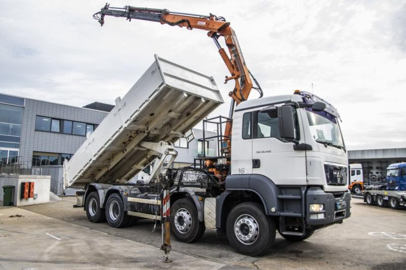 MAN TGS 35.400+TEREX 16T/2 - Tipper, Crane truck: picture 2 MAN TGS 35.400+TEREX 16T/2 - Tipper, Crane truck: picture 2