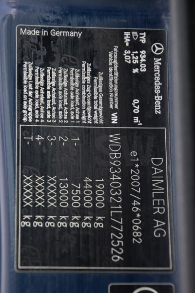 Leasing of Mercedes ACTROS 1846 LS-MP3+HYDR. Mercedes ACTROS 1846 LS-MP3+HYDR.: picture 7