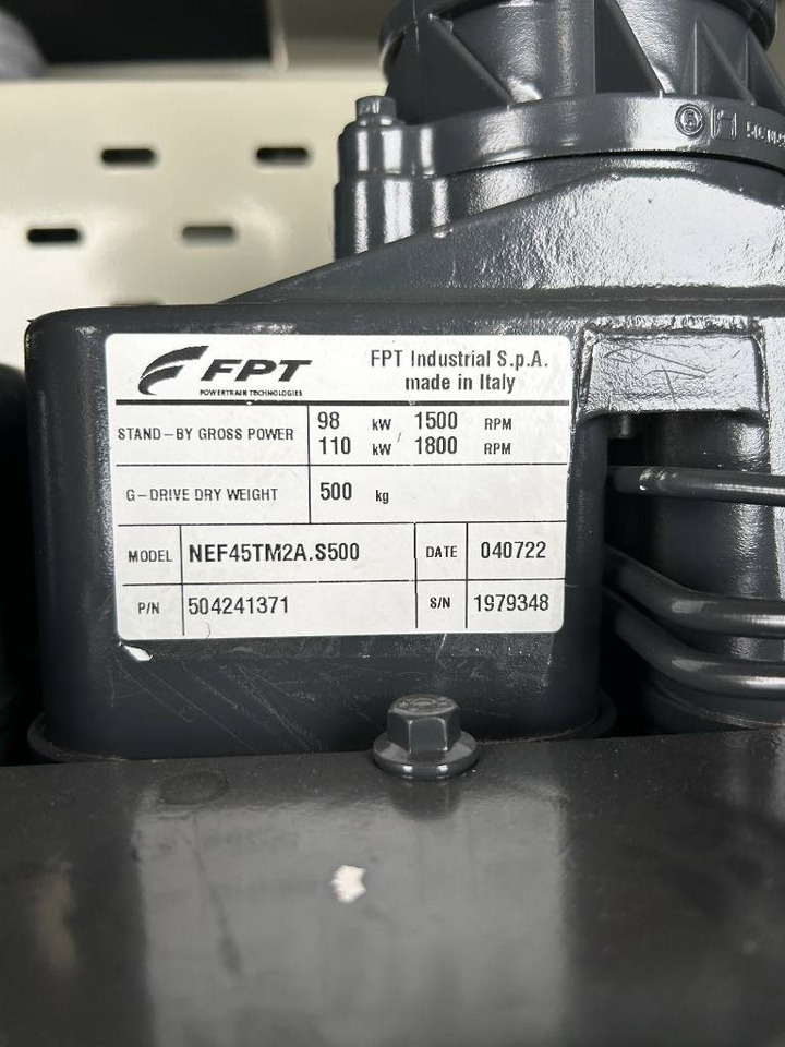 Leasing of Iveco NEF45TM2A - 110 kVA Generator - DPX-19791  Iveco NEF45TM2A - 110 kVA Generator - DPX-19791: picture 6