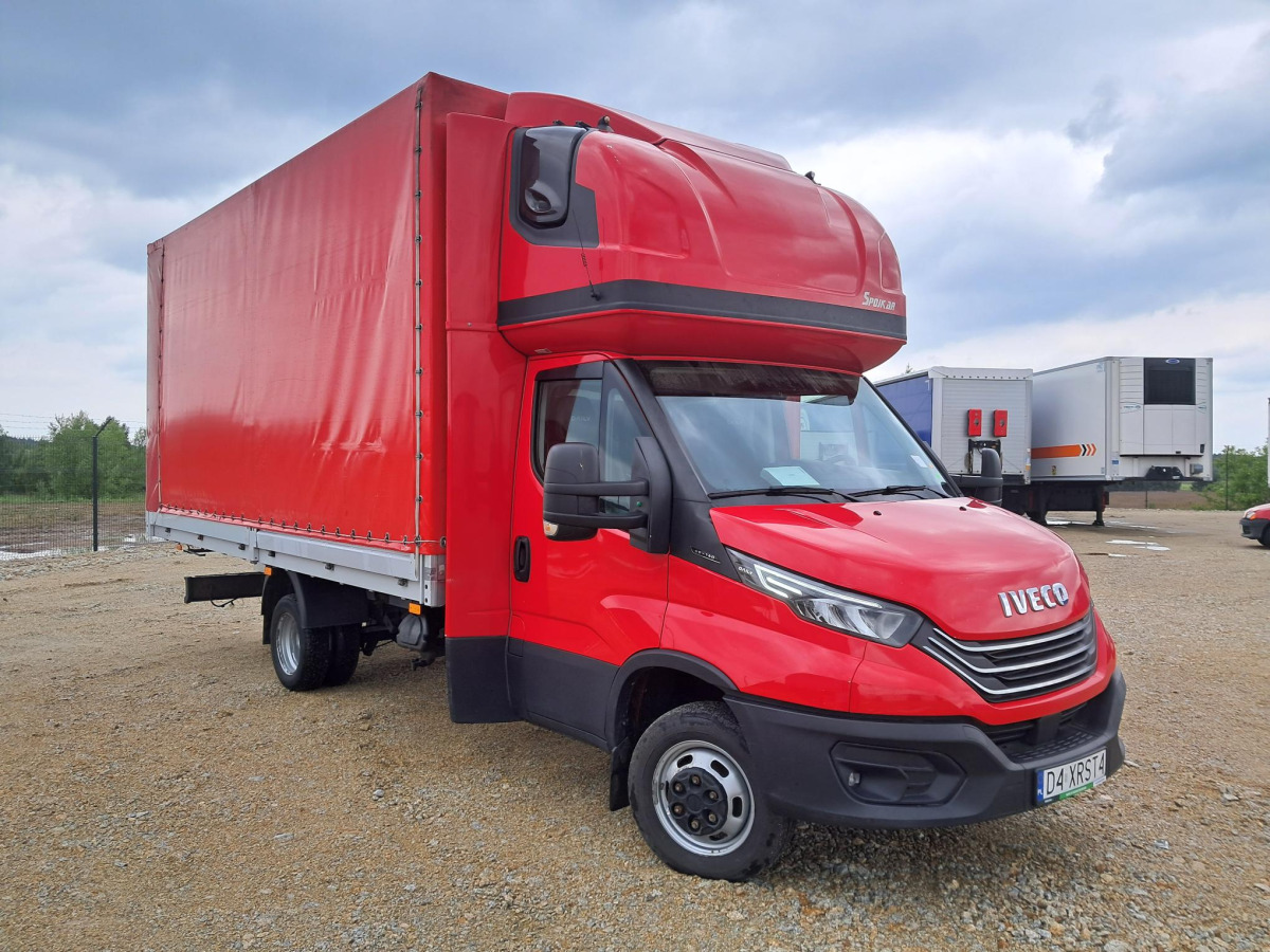 Curtain side van IVECO 50C18 PLANDEKA: picture 1