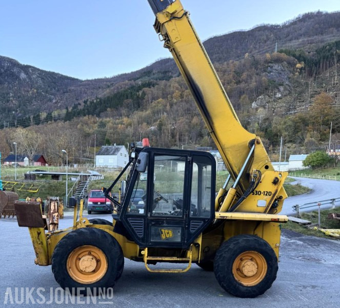1992 JCB 530-120 Teleskoplaster - Pallegaffel - Brøyteskjær - Timer: 8246 - Telescopic handler: picture 2 1992 JCB 530-120 Teleskoplaster - Pallegaffel - Brøyteskjær - Timer: 8246 - Telescopic handler: picture 2