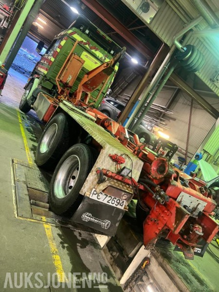 Hook lift truck 1993 Scania R-serie 143 450 Topliner med krokløft EU OK 11.2026: picture 6 Hook lift truck 1993 Scania R-serie 143 450 Topliner med krokløft EU OK 11.2026: picture 6