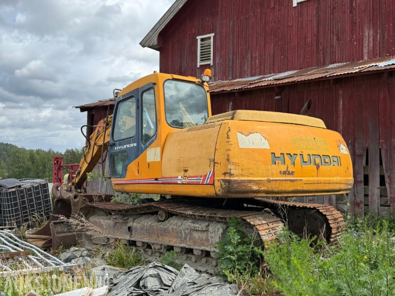 1996 Hyundai Robex 130 LCD-3 gravemaskin med rotator / 2 stk skuffer - Excavator: picture 3 1996 Hyundai Robex 130 LCD-3 gravemaskin med rotator / 2 stk skuffer - Excavator: picture 3