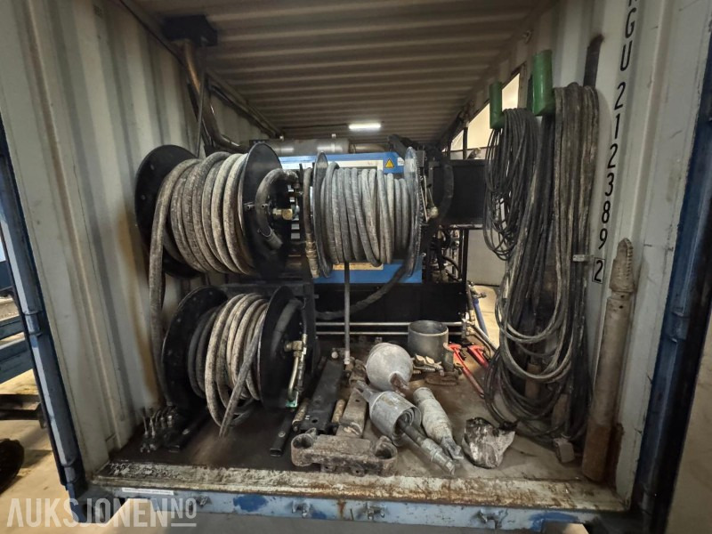 Drilling rig 2002 Tracto-Technik Grundodrill 10S borerigg – komplett pakke med container, PE-sveis og utstyr: picture 12