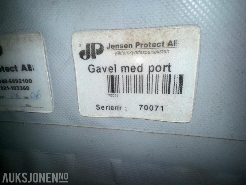 Construction equipment 2006 JP HALLAR LAGERHALL 20X10 METER: picture 20