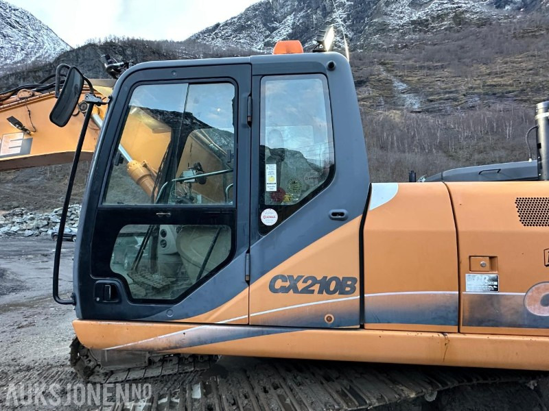 2009 Case CX210B Sertifisert Beltegraver m/Montabert CPA225E boretårn - Excavator: picture 4 2009 Case CX210B Sertifisert Beltegraver m/Montabert CPA225E boretårn - Excavator: picture 4