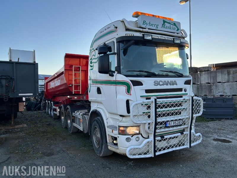2009 Scania R560 Kombibil selges komplett Tippsemi og Maskinslep - Tipper: picture 5 2009 Scania R560 Kombibil selges komplett Tippsemi og Maskinslep - Tipper: picture 5