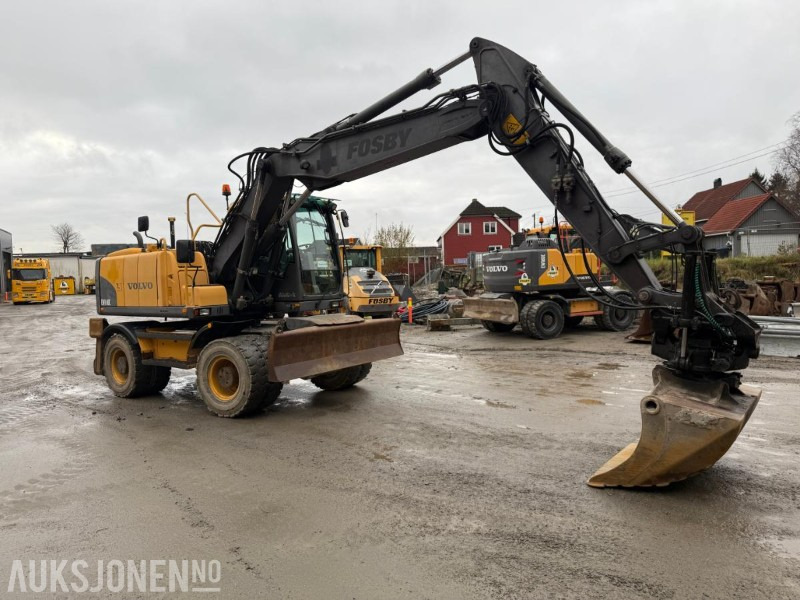 2010 Volvo EW160C HJULGRAVER STEELWRIST X20 TILTROTATOR SERVICEHISTORIKK. - Excavator: picture 2 2010 Volvo EW160C HJULGRAVER STEELWRIST X20 TILTROTATOR SERVICEHISTORIKK. - Excavator: picture 2