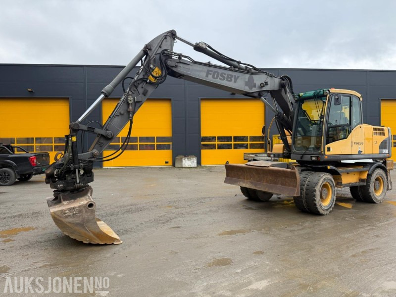2010 Volvo EW160C HJULGRAVER STEELWRIST X20 TILTROTATOR SERVICEHISTORIKK. - Excavator: picture 1 2010 Volvo EW160C HJULGRAVER STEELWRIST X20 TILTROTATOR SERVICEHISTORIKK. - Excavator: picture 1