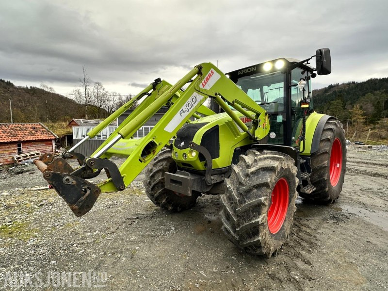 2011 Claas Arion 430 med FL100 frontlaster – 133 hk, nye dekk, kamera og hydraulisk redskapslås, 3755 timer - Farm tractor: picture 1 2011 Claas Arion 430 med FL100 frontlaster – 133 hk, nye dekk, kamera og hydraulisk redskapslås, 3755 timer - Farm tractor: picture 1