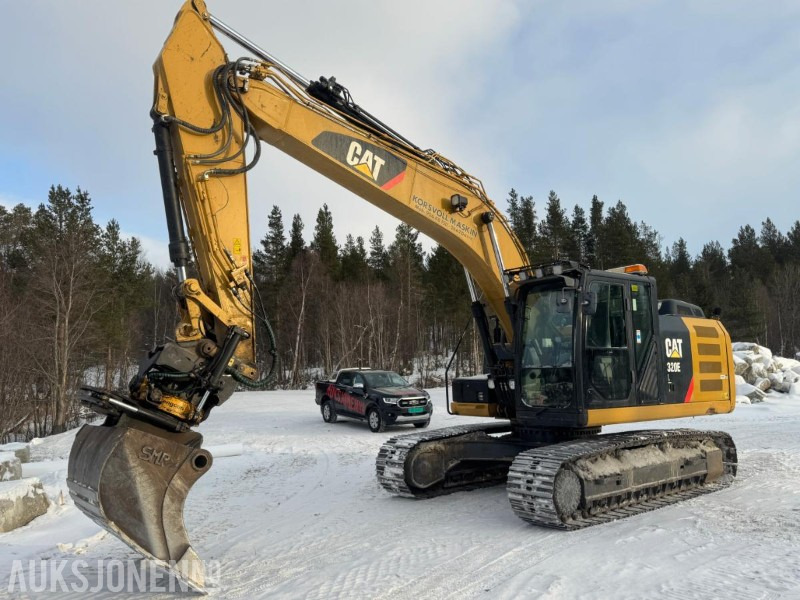 2012 Cat 320E GRAVEMASKIN TILTROTATOR SENTRALSMØRING DIESELVARMER - Excavator: picture 1 2012 Cat 320E GRAVEMASKIN TILTROTATOR SENTRALSMØRING DIESELVARMER - Excavator: picture 1