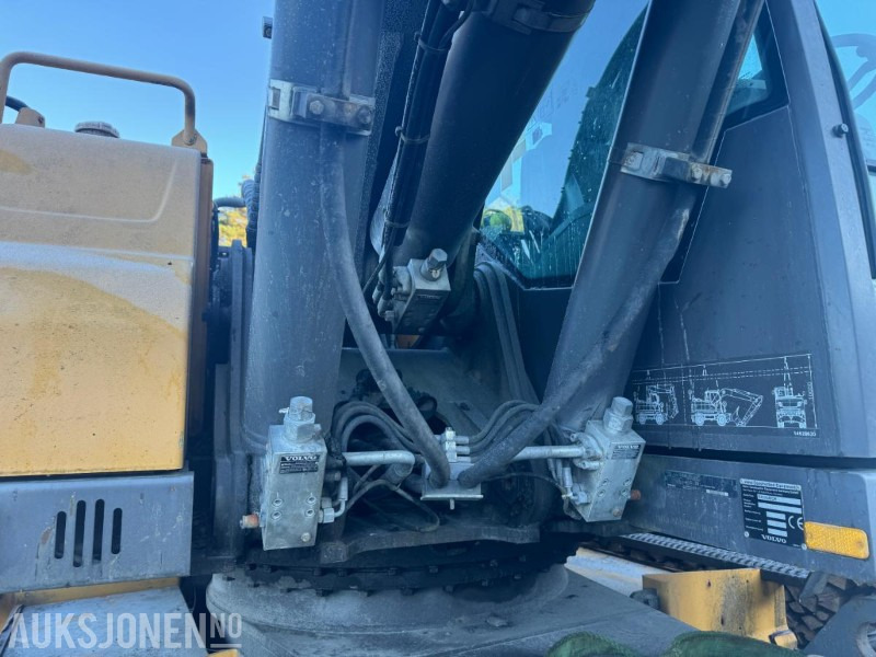 Excavator 2012 Volvo EW180D Hjulmaskin- Pigghammer - Klype - 4 stk Skuffer - Timer: 6344: picture 18