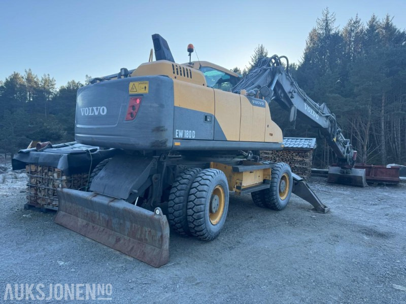 Excavator 2012 Volvo EW180D Hjulmaskin- Pigghammer - Klype - 4 stk Skuffer - Timer: 6344: picture 6