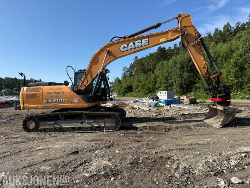 2015 Case CX210C BELTEGRAVER ROTOTILT ENGCON MASKINSTYRING SERVICEHISTORIKK LITE TIMER EN EIER. - Excavator: picture 2 2015 Case CX210C BELTEGRAVER ROTOTILT ENGCON MASKINSTYRING SERVICEHISTORIKK LITE TIMER EN EIER. - Excavator: picture 2