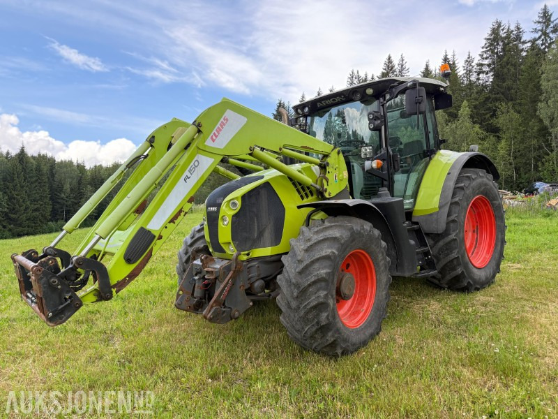 2016 Claas Arion 650 med frontlaster, lysrigg, 2-seter, 50 Km/t, stor service - Farm tractor: picture 1 2016 Claas Arion 650 med frontlaster, lysrigg, 2-seter, 50 Km/t, stor service - Farm tractor: picture 1