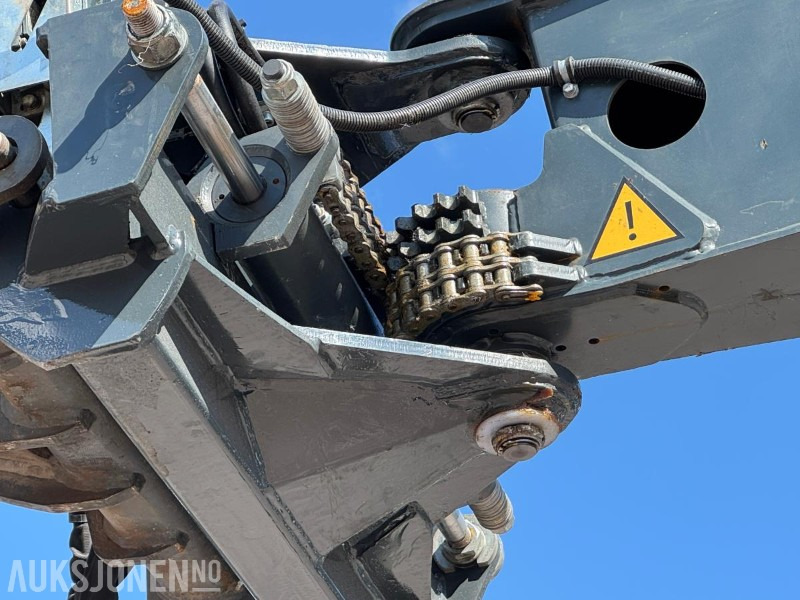 Telescopic handler 2016 Magni RTH 5.35 rundtomsvingende teleskoptruck med ny mannskapskurv: picture 11