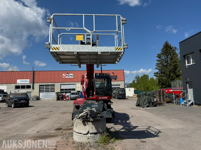 Telescopic handler 2016 Magni RTH 5.35 rundtomsvingende teleskoptruck med ny mannskapskurv: picture 8
