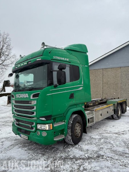 2016 Scania R580 Krokbil - LB6x2*4HSA - EU OK - 524000km - Hook lift truck: picture 1 2016 Scania R580 Krokbil - LB6x2*4HSA - EU OK - 524000km - Hook lift truck: picture 1