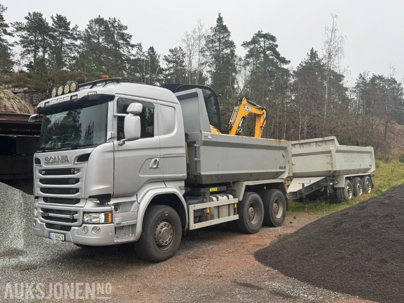 2017 Scania R730 tippbil med Maur trippelkjerre / EURO 6 / 6X4 - Tipper: picture 1 2017 Scania R730 tippbil med Maur trippelkjerre / EURO 6 / 6X4 - Tipper: picture 1