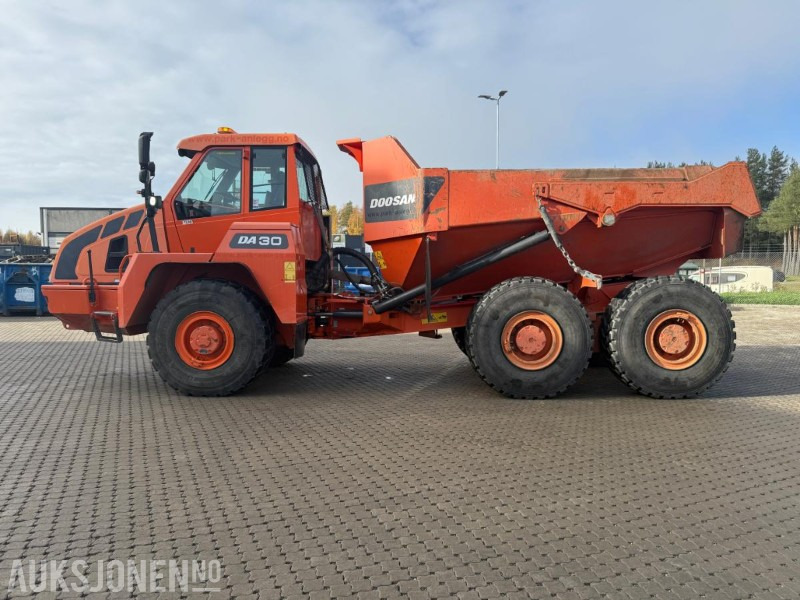 2018 Doosan DA30 DUMPER SERVICEHISTORIKK SENTRALSMØRING. - Dumper: picture 3 2018 Doosan DA30 DUMPER SERVICEHISTORIKK SENTRALSMØRING. - Dumper: picture 3