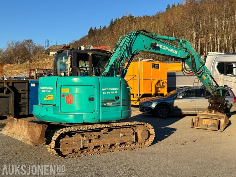 2018 Kobelco SK75SR-3E - 8 tonns gravemaskin - 2 sett belter - R3 Rototilt - Sentralsmøring - Bunkringspumpe - 2 skuffer - Sertifisert - Excavator: picture 4 2018 Kobelco SK75SR-3E - 8 tonns gravemaskin - 2 sett belter - R3 Rototilt - Sentralsmøring - Bunkringspumpe - 2 skuffer - Sertifisert - Excavator: picture 4