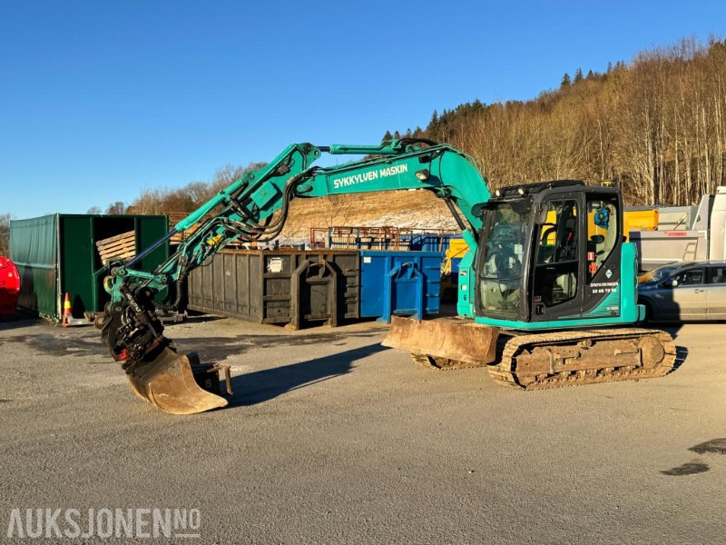 2018 Kobelco SK75SR-3E - 8 tonns gravemaskin - 2 sett belter - R3 Rototilt - Sentralsmøring - Bunkringspumpe - 2 skuffer - Sertifisert - Excavator: picture 1 2018 Kobelco SK75SR-3E - 8 tonns gravemaskin - 2 sett belter - R3 Rototilt - Sentralsmøring - Bunkringspumpe - 2 skuffer - Sertifisert - Excavator: picture 1