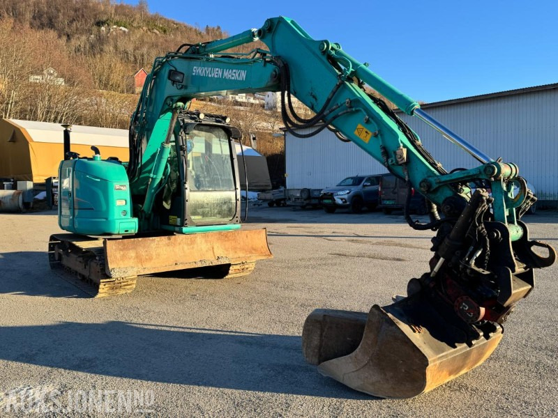 2018 Kobelco SK75SR-3E - 8 tonns gravemaskin - 2 sett belter - R3 Rototilt - Sentralsmøring - Bunkringspumpe - 2 skuffer - Sertifisert - Excavator: picture 3 2018 Kobelco SK75SR-3E - 8 tonns gravemaskin - 2 sett belter - R3 Rototilt - Sentralsmøring - Bunkringspumpe - 2 skuffer - Sertifisert - Excavator: picture 3