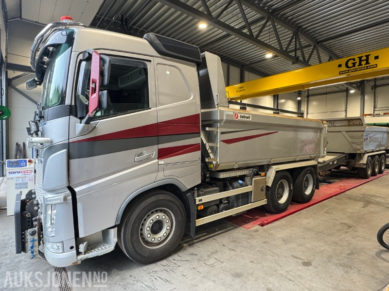 Tipper 2018 Volvo FH 540 6X4 BRØYTERIGGET TIPPBIL MED ISTRAIL DUMPERKJERRE: picture 1